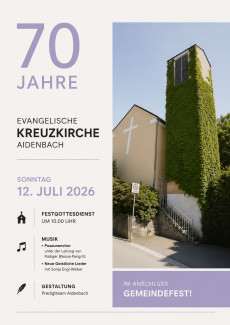 Kirchweihe und Gemeindefest 2026